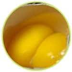 Un œuf à double jaune