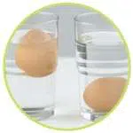 Test de la fraîcheur d'un œuf