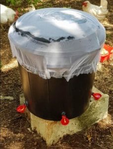 Système automatique pour distribution eau volailles